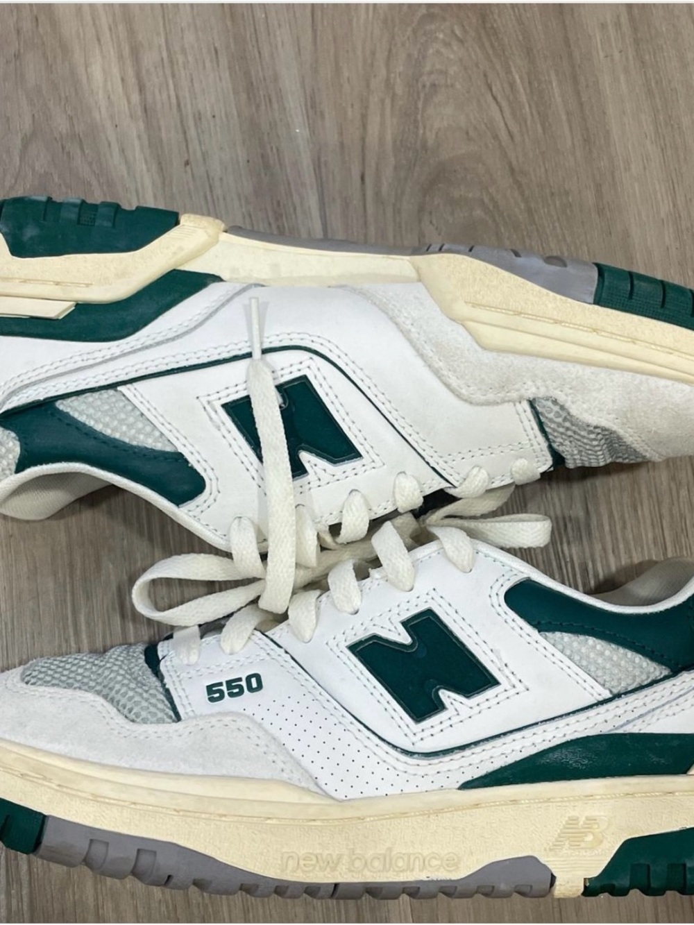 New Balance 550 White and Teal Men’s  Sneakers